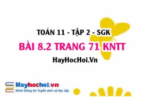 Bài 8.2 trang 71 Toán 11 tập 2 Kết nối tri thức: Chứng minh biến cố hợp